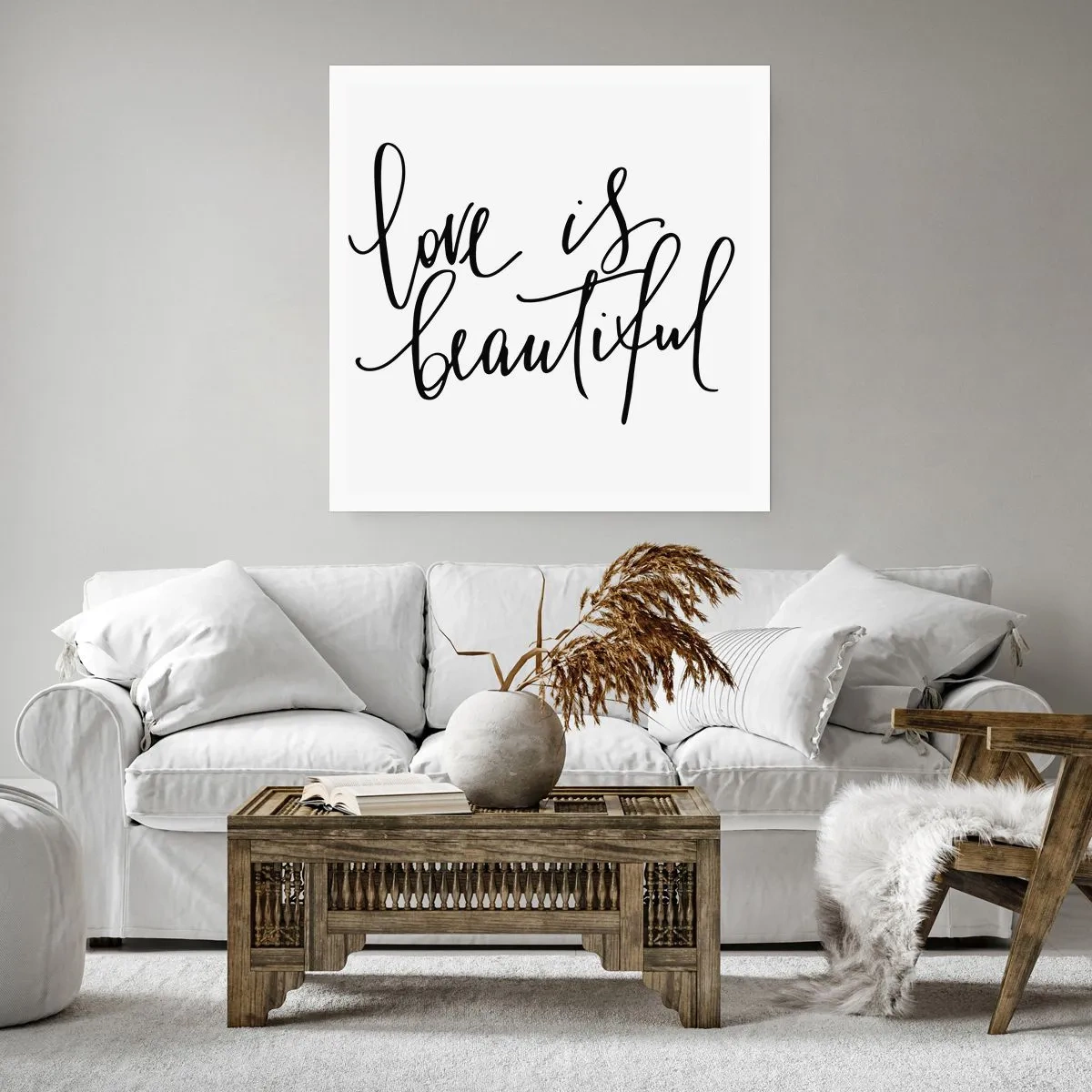 Poster - Read and Repeat - 50x50 cm