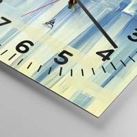 Clock face with numbers