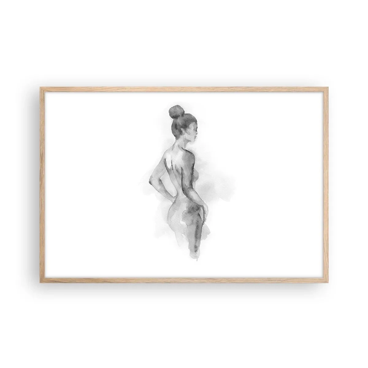Poster in light oak frame - Pretty As a Picture - 91x61 cm