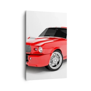Canvas picture - Mustang fast as a Wind - 80x120 cm