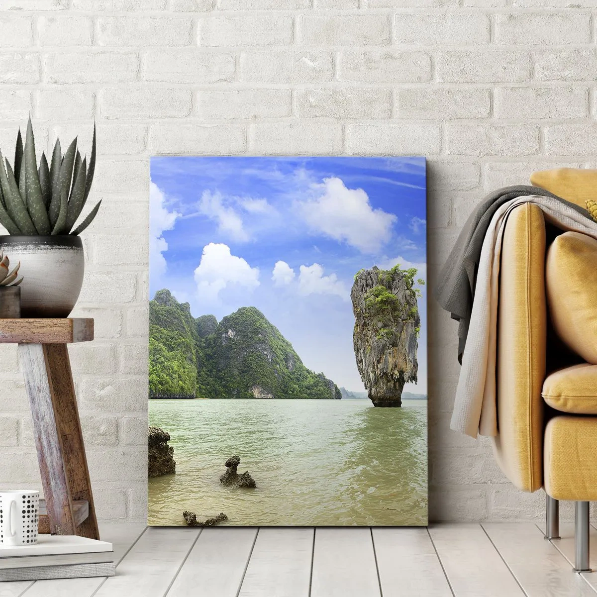 Canvas picture - Rocky Oddities of Nature - 45x80 cm