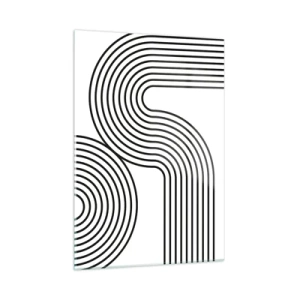 Glass picture - On the Curve - 50x70 cm