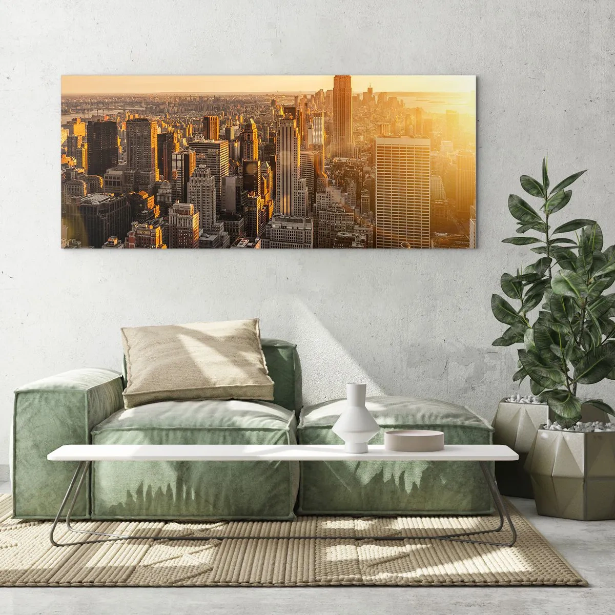 Glass picture - Growing in the Sun - 100x40 cm