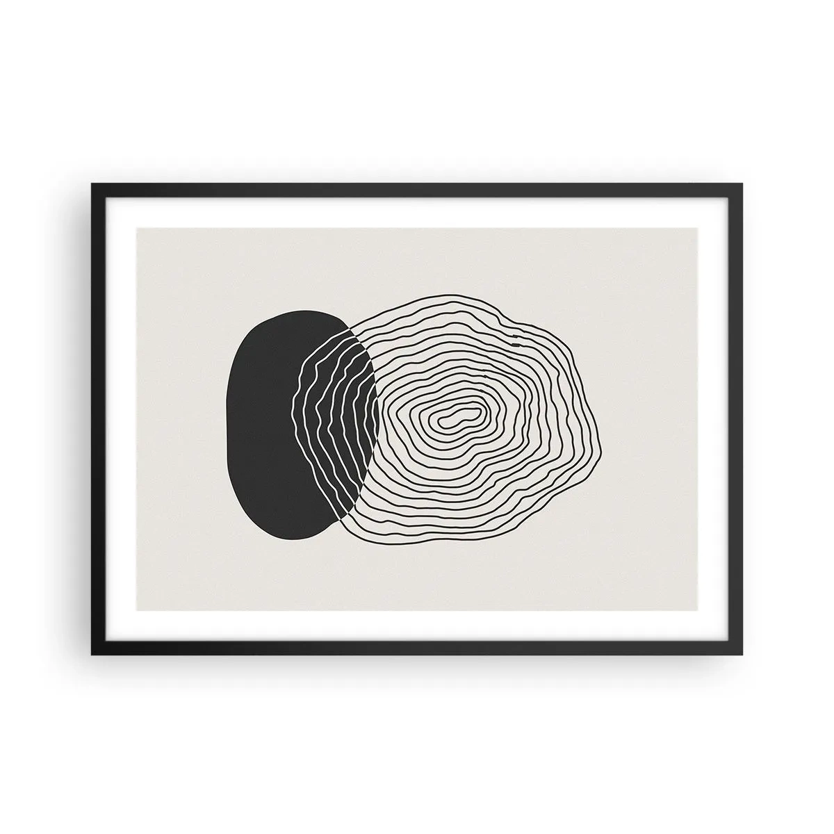 Poster in black frame - Durability and Vibration - 70x50 cm