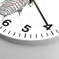 Clock face with numbers