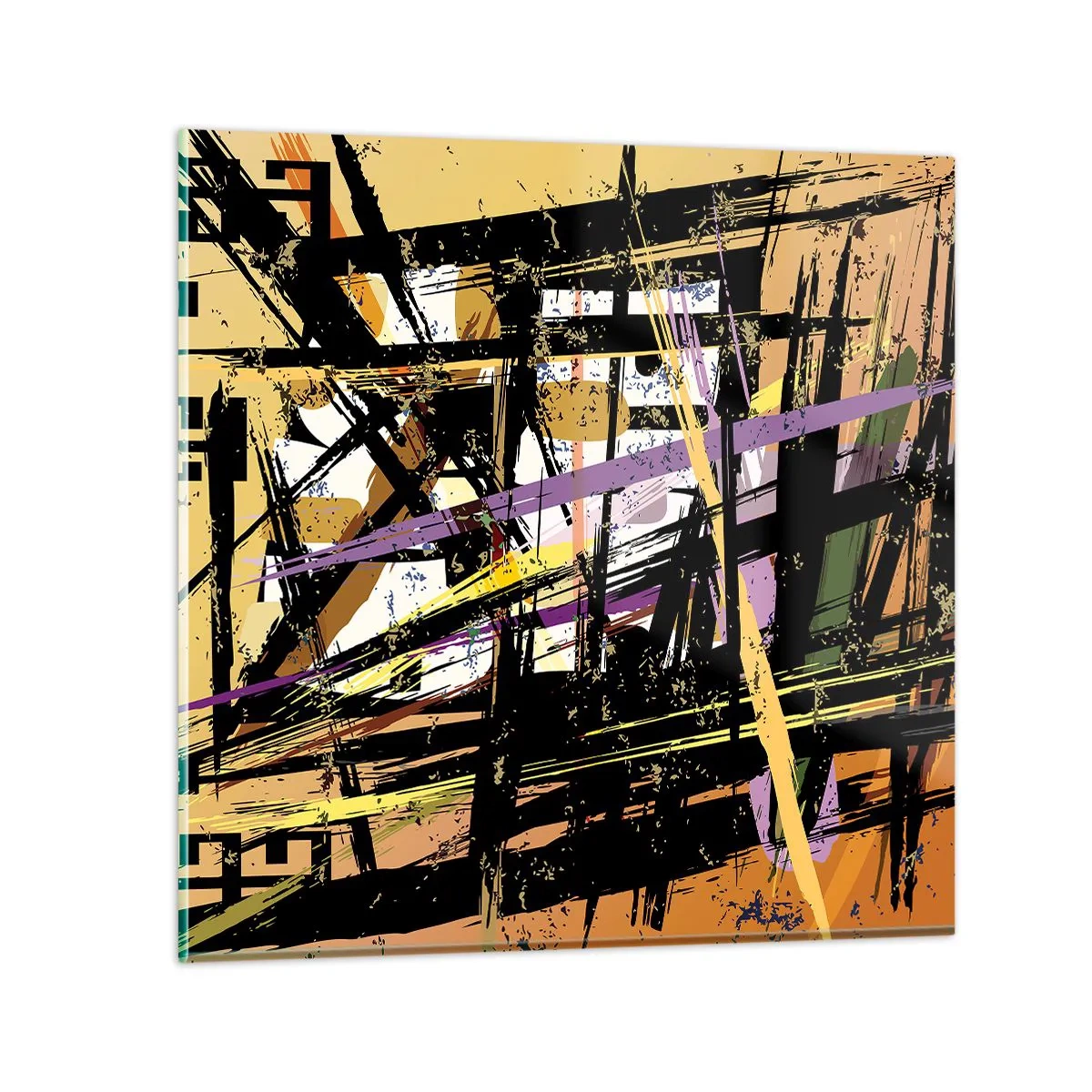 Glass picture - Sharp Cuts - 70x70 cm