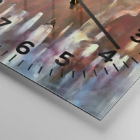 Clock face with numbers