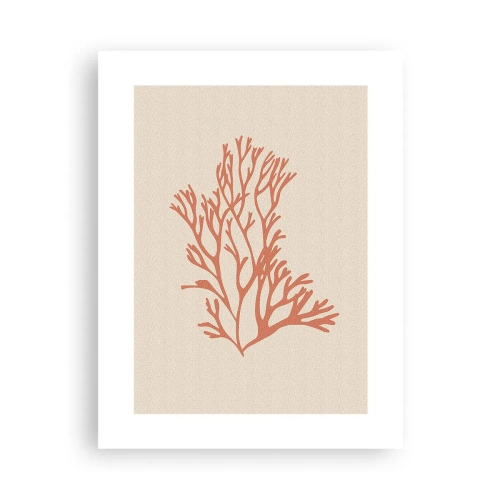 Poster - Coral Filigree - 30x40 cm