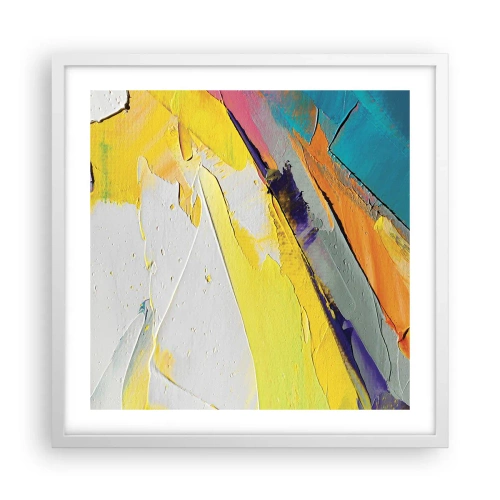 Poster in white frmae - Anatomy of Light - 50x50 cm