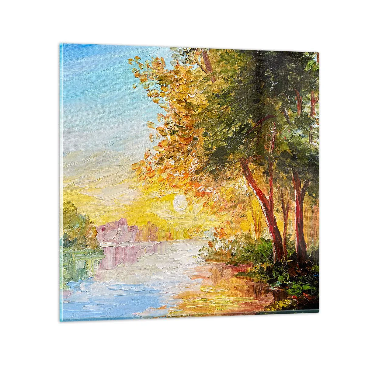 Glass picture - Et In Arcadia Ego - 70x70 cm