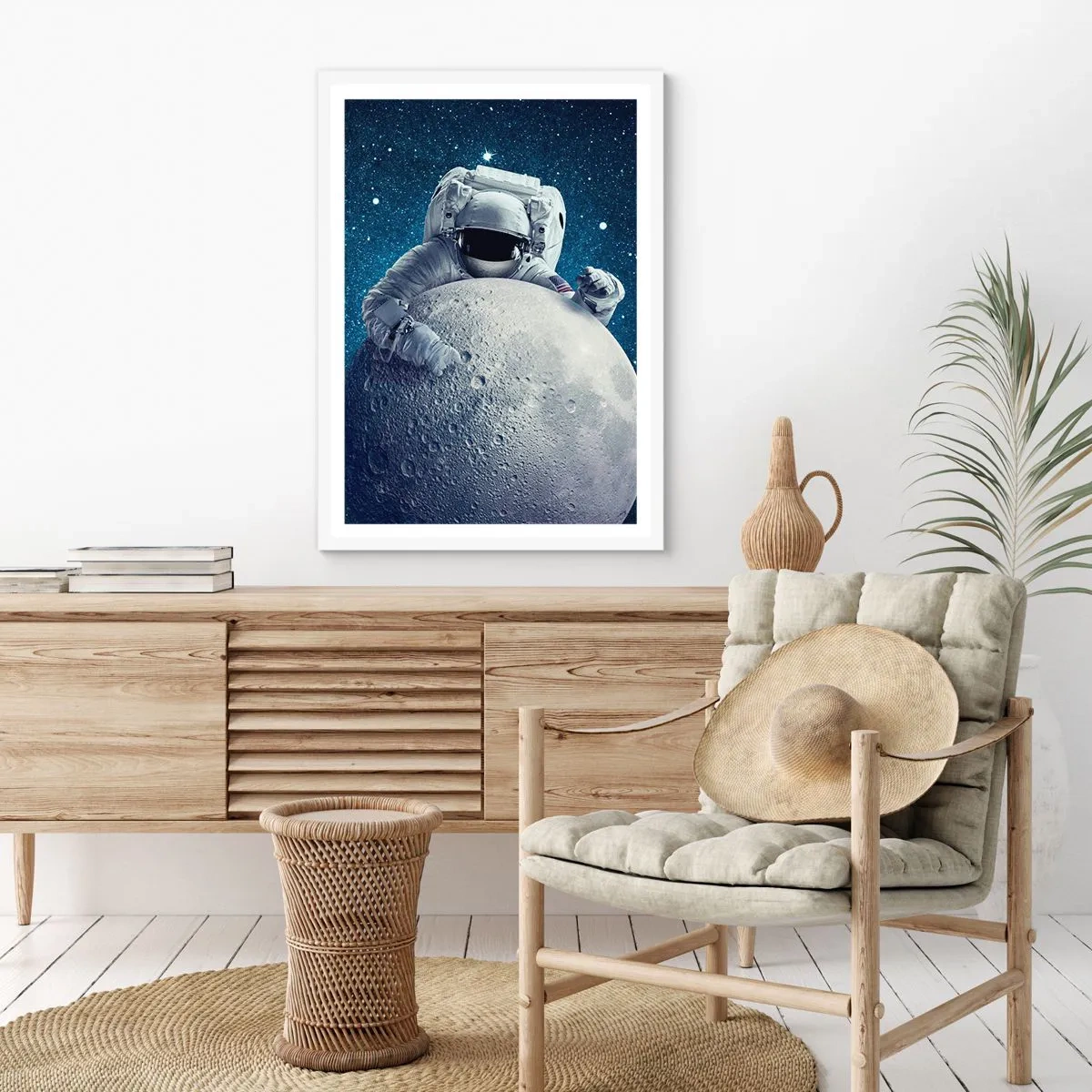 Poster in white frmae - Space Joker - 50x70 cm