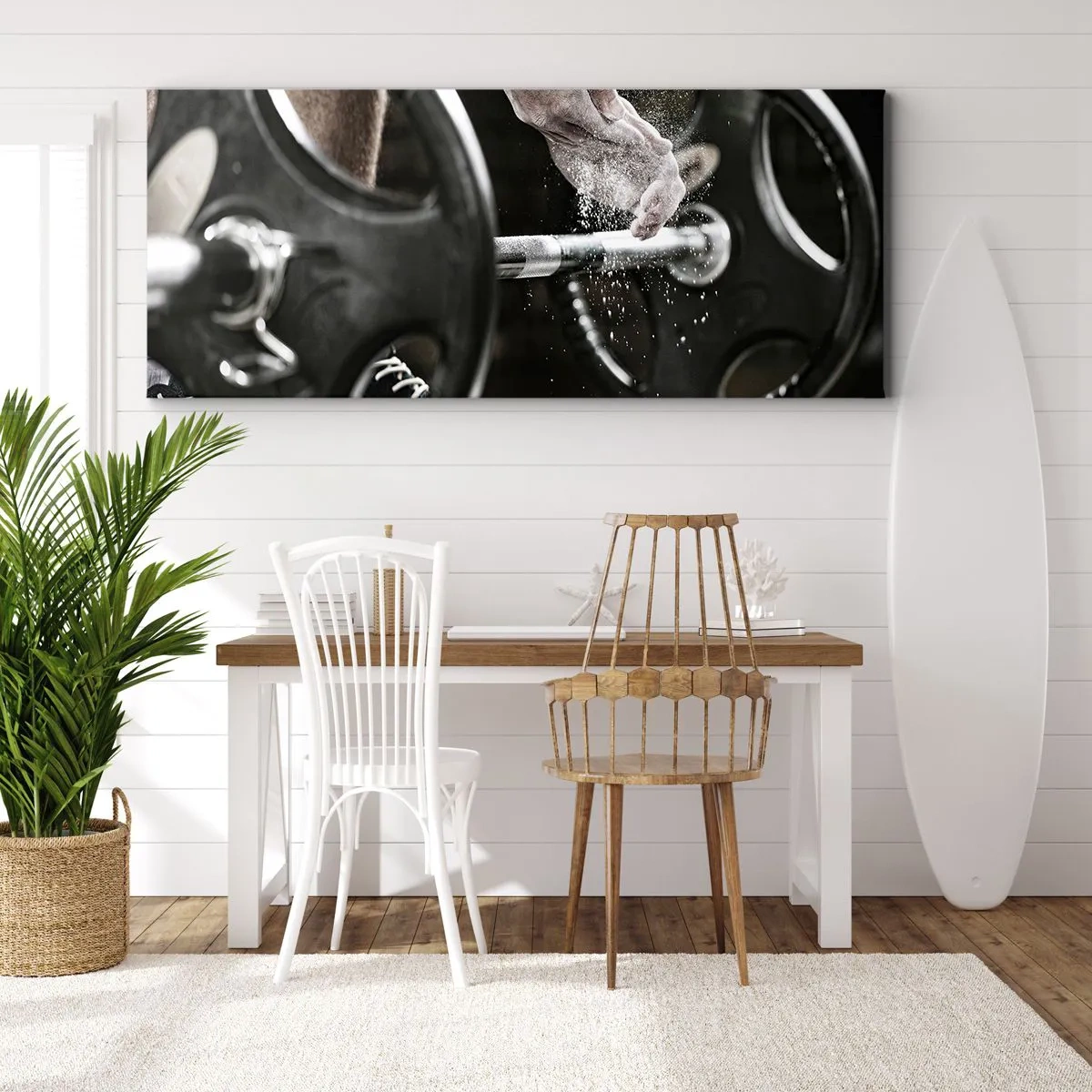 Canvas picture - Challenge Accepted! - 90x30 cm