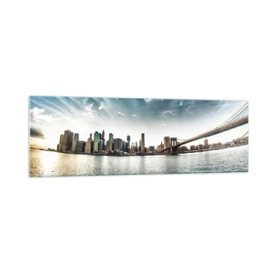 Glass picture - Glass Island - 160x50 cm
