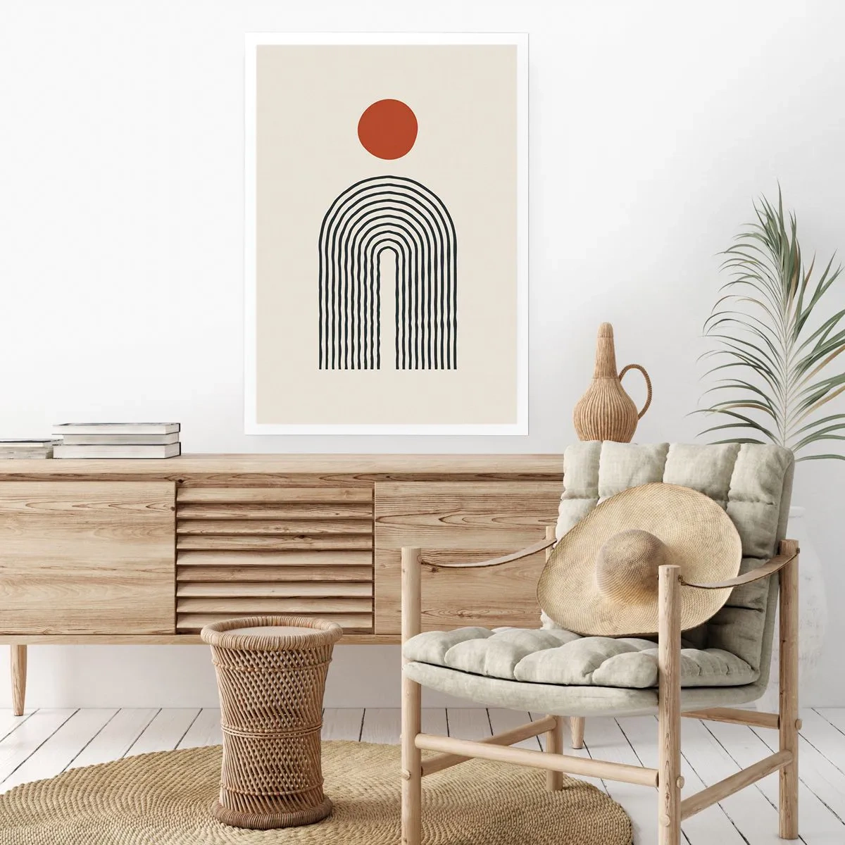 Poster - Magnetism of Shapes and Colours - 40x50 cm