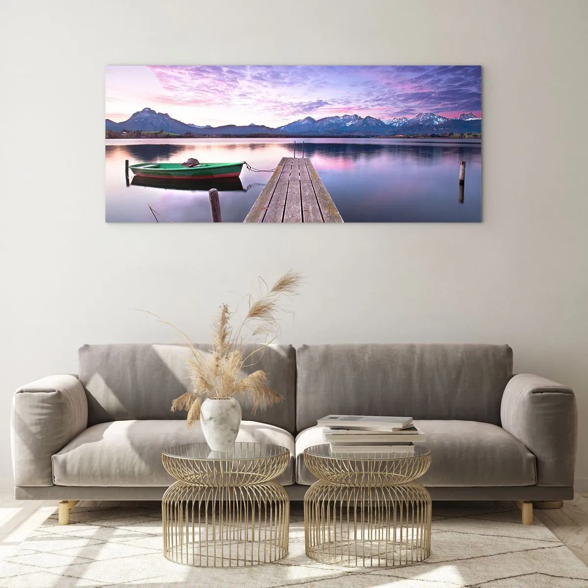 Glass picture - Friendly Silence - 120x50 cm