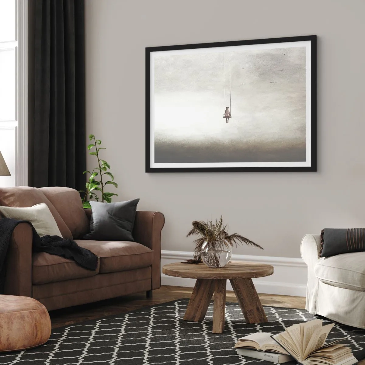 Poster in black frame - Child in Us - 40x30 cm