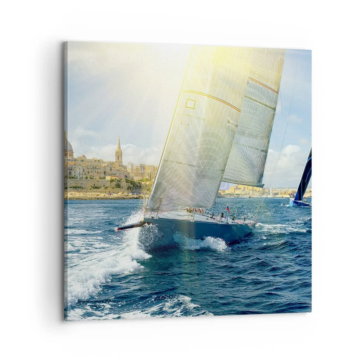 Canvas picture - Time to Leave the City - 60x60 cm