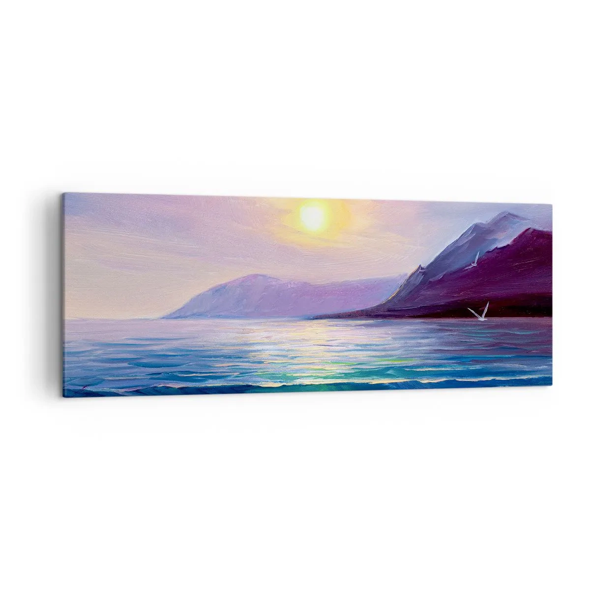 Canvas picture - Crystal of Water and Air - 140x50 cm