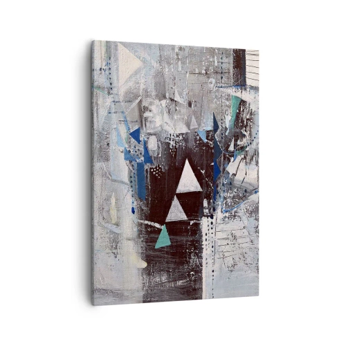 Canvas picture - Superior Order of Triangles - 50x70 cm