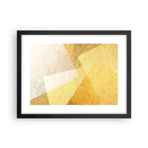 Poster in black frame - Weather of Geometry - 40x30 cm