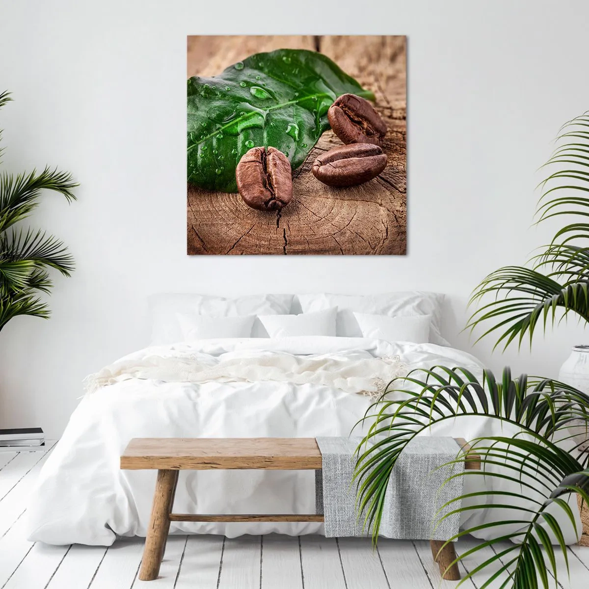 Canvas picture - Really Black - 40x40 cm
