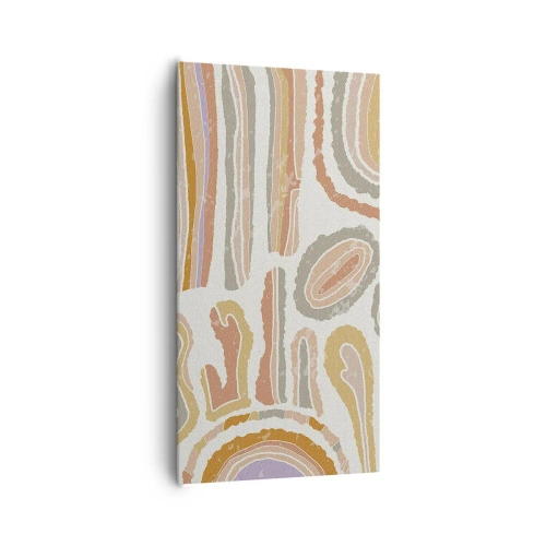 Canvas picture - Colourful Cross-Sections - 65x120 cm