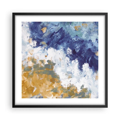 Poster in black frame - The Dance of Elements - 50x50 cm