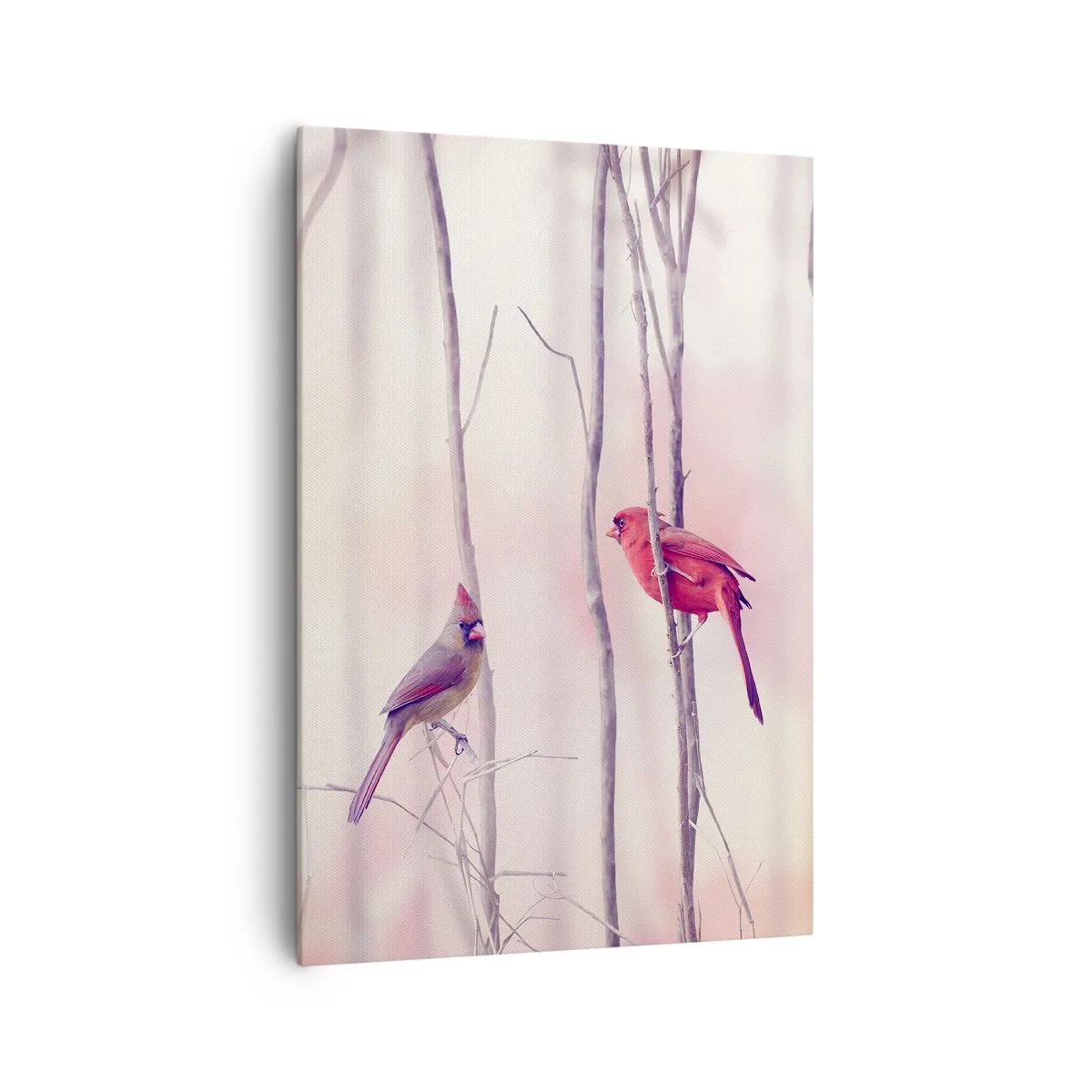 Canvas picture - Tale of a Pink Forest - 70x100 cm