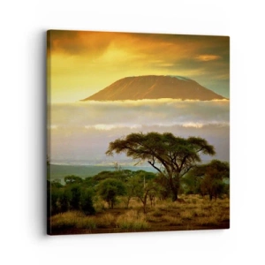 Canvas picture - Traveller's Dream - 30x30 cm