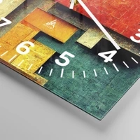 Clock face with numbers