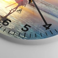 Clock face with numbers