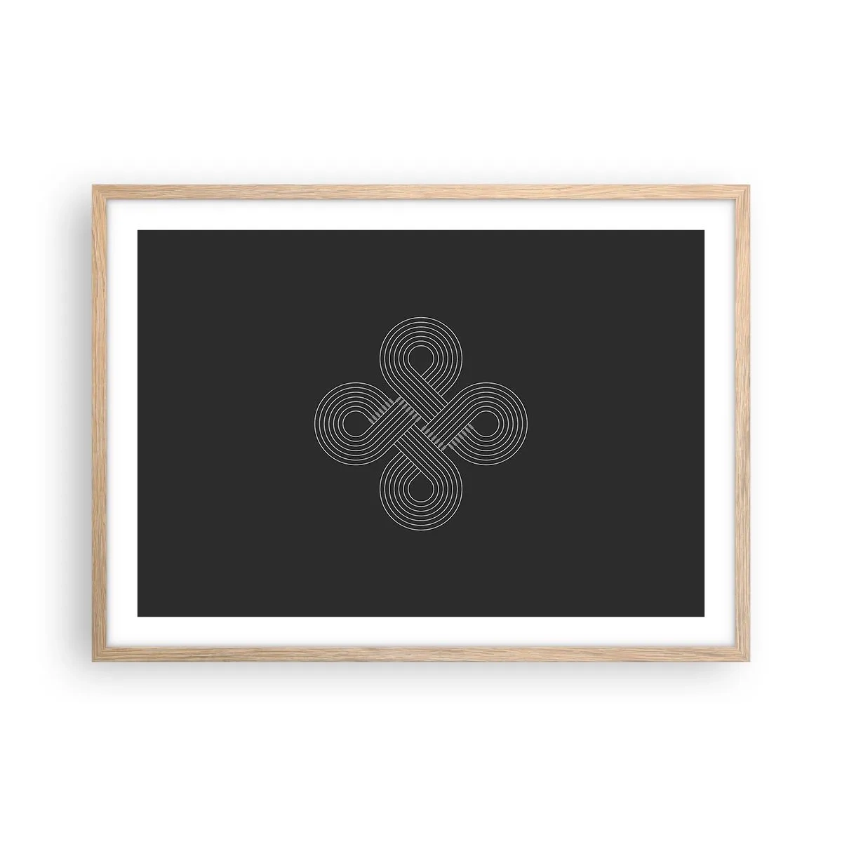Poster in light oak frame - In Celtic Spirit - 70x50 cm
