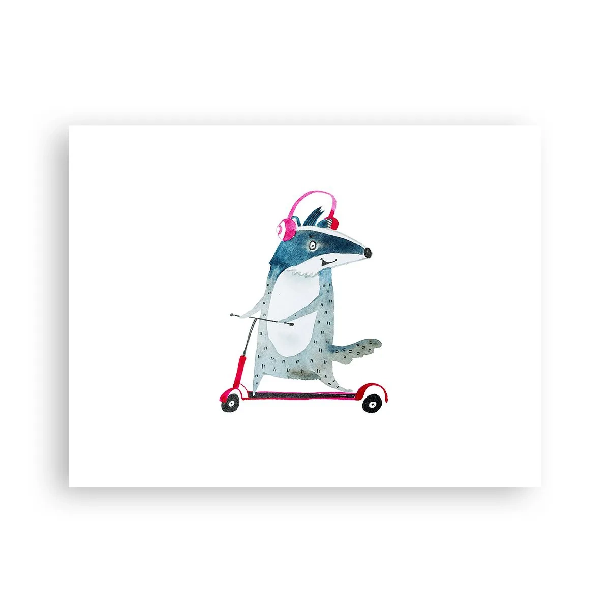 Poster - Joys of a Badger - 40x30 cm