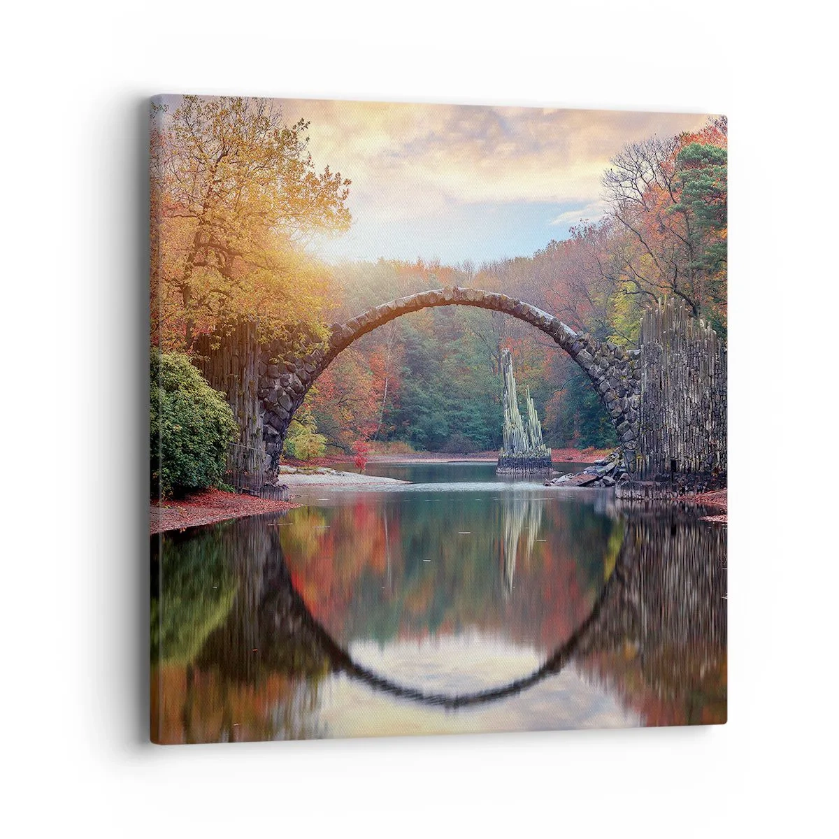 Canvas picture - On the Other Side of a Mirror - 40x40 cm