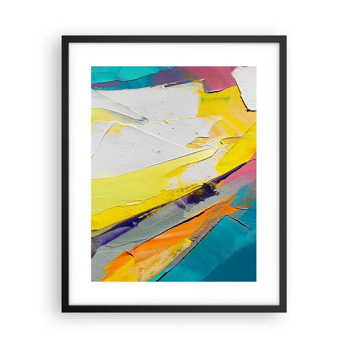 Poster in black frame - Anatomy of Light - 40x50 cm