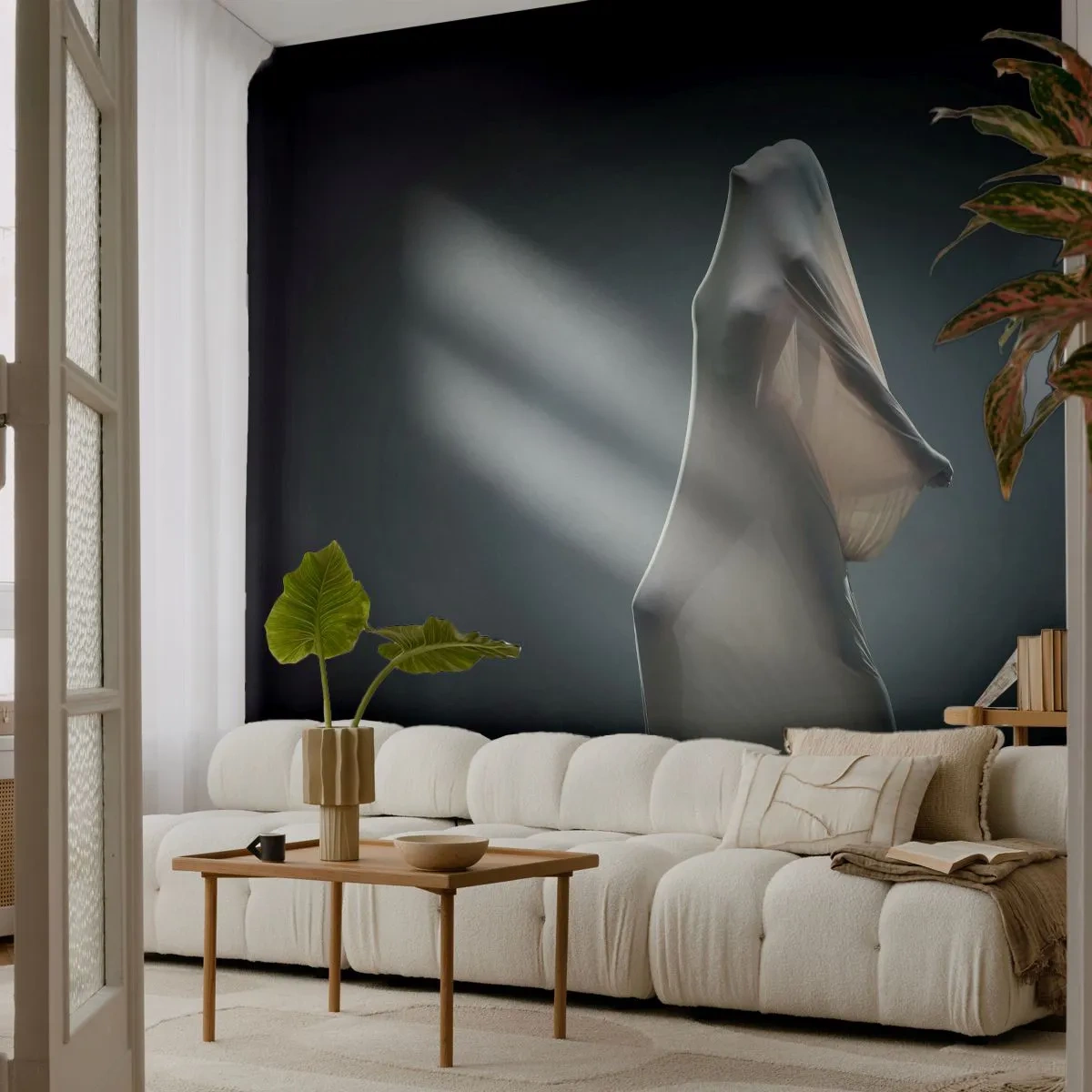 Self-Adhesive Photo Wallpaper Deluxe Sticker - Hidden Desires - Woman, Dance, Piece - 250x175 cm