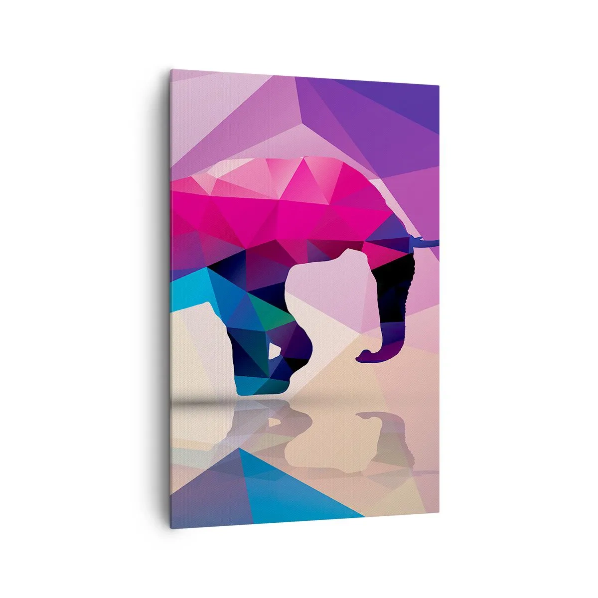 Canvas picture - Crystal Dinosaur - 80x120 cm