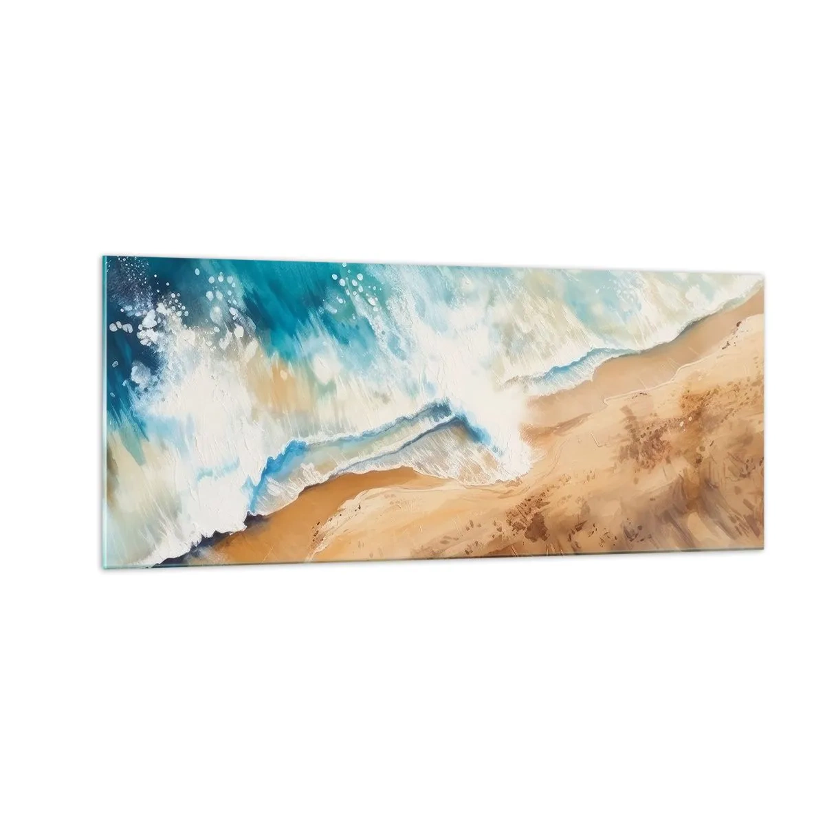 Glass picture - Returning Wave - 100x40 cm