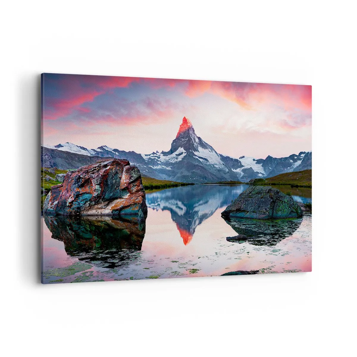 Canvas picture - Heart of the Mountains Is Hot - 100x70 cm