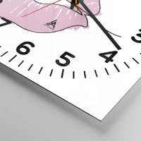 Clock face with numbers