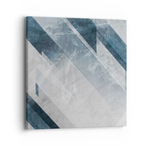 Canvas picture - Spacial Composition - Movement of Greys - 40x40 cm