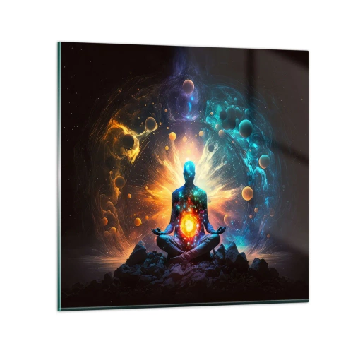Glass picture - Cosmic Calm - 60x60 cm