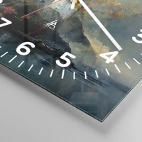 Clock face with numbers