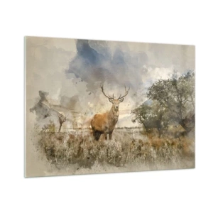 Glass picture - Dignity - Strength - Majesty - 100x70 cm