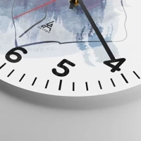 Clock face with numbers