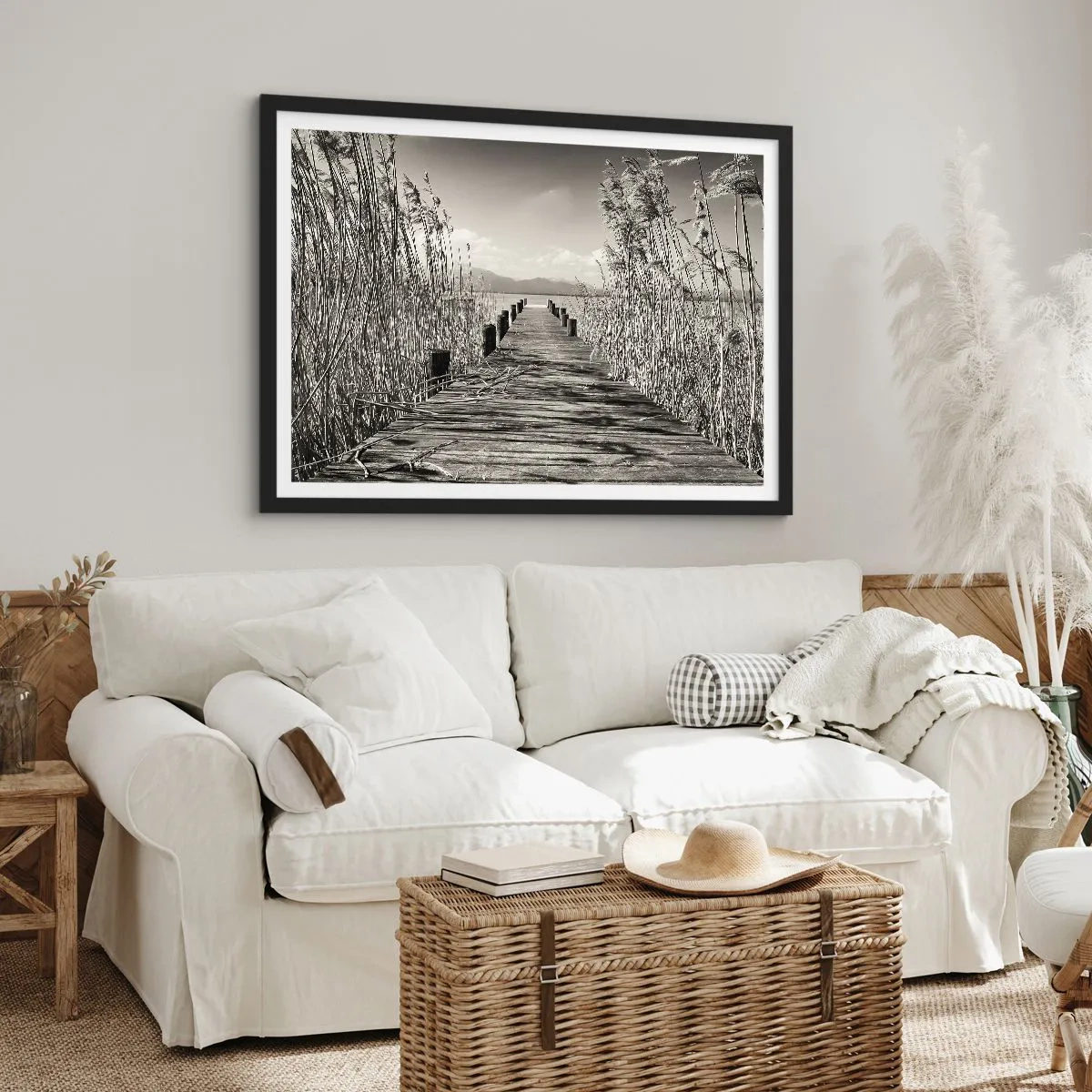 Poster in black frame - In the Grass - 100x70 cm