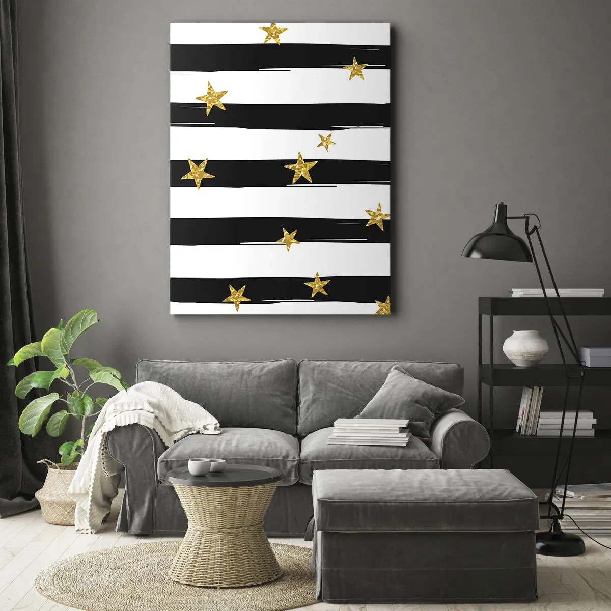 Canvas picture - We Have All Been Born Under a Lucky Star - 45x80 cm