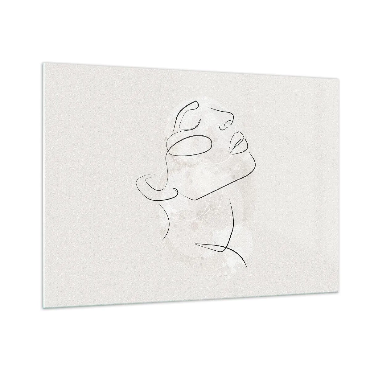 Glass picture - Outline of Happiness - 100x70 cm