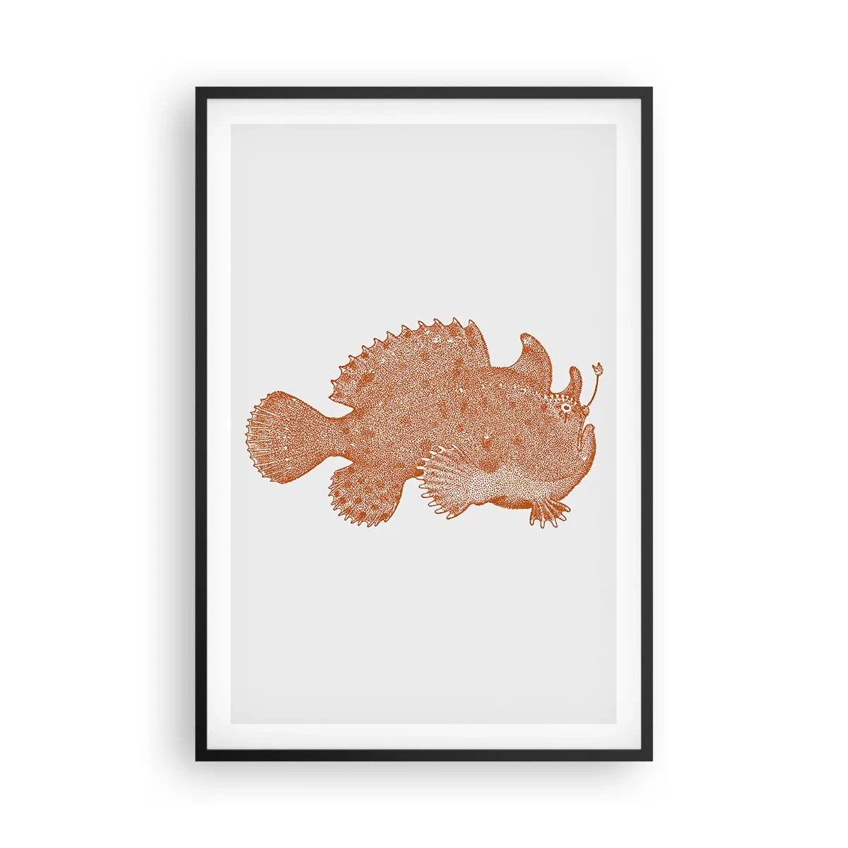 Poster in black frame - Fish after All - 61x91 cm