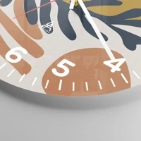 Clock face with numbers